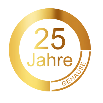 25 Jahre Gehäuse